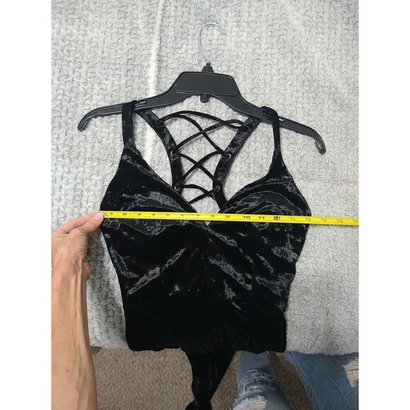 Windsor Maxi Sleeveless Velor Lace Back Dress Black Sm Y2K Wimsygoth Vintage... - Picture 14 of 16